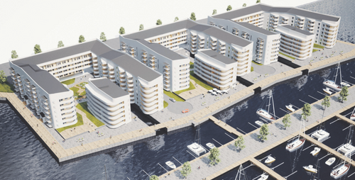 Ett av de senaste objekten är höghuskomplexet Kuststad, som uppförts i Södra hamn i Luleå och vars balkongplattor är gjorda i Pello. 
