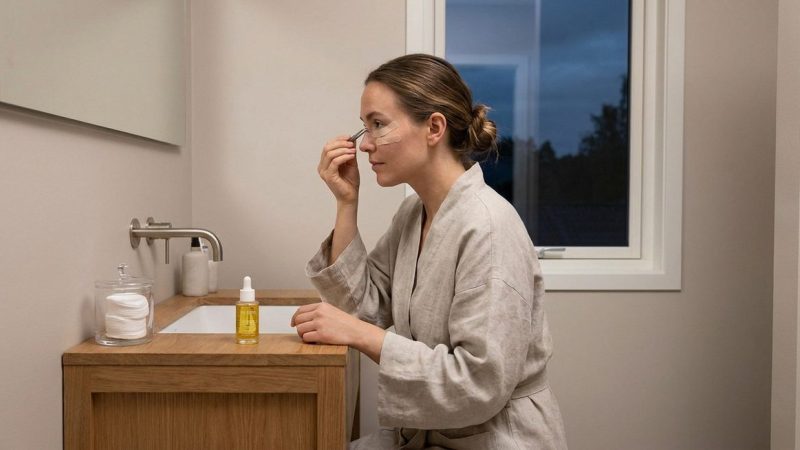 Kasvojen kinesioteippaus yöhoidoksi — ohje ja käytännön vinkit